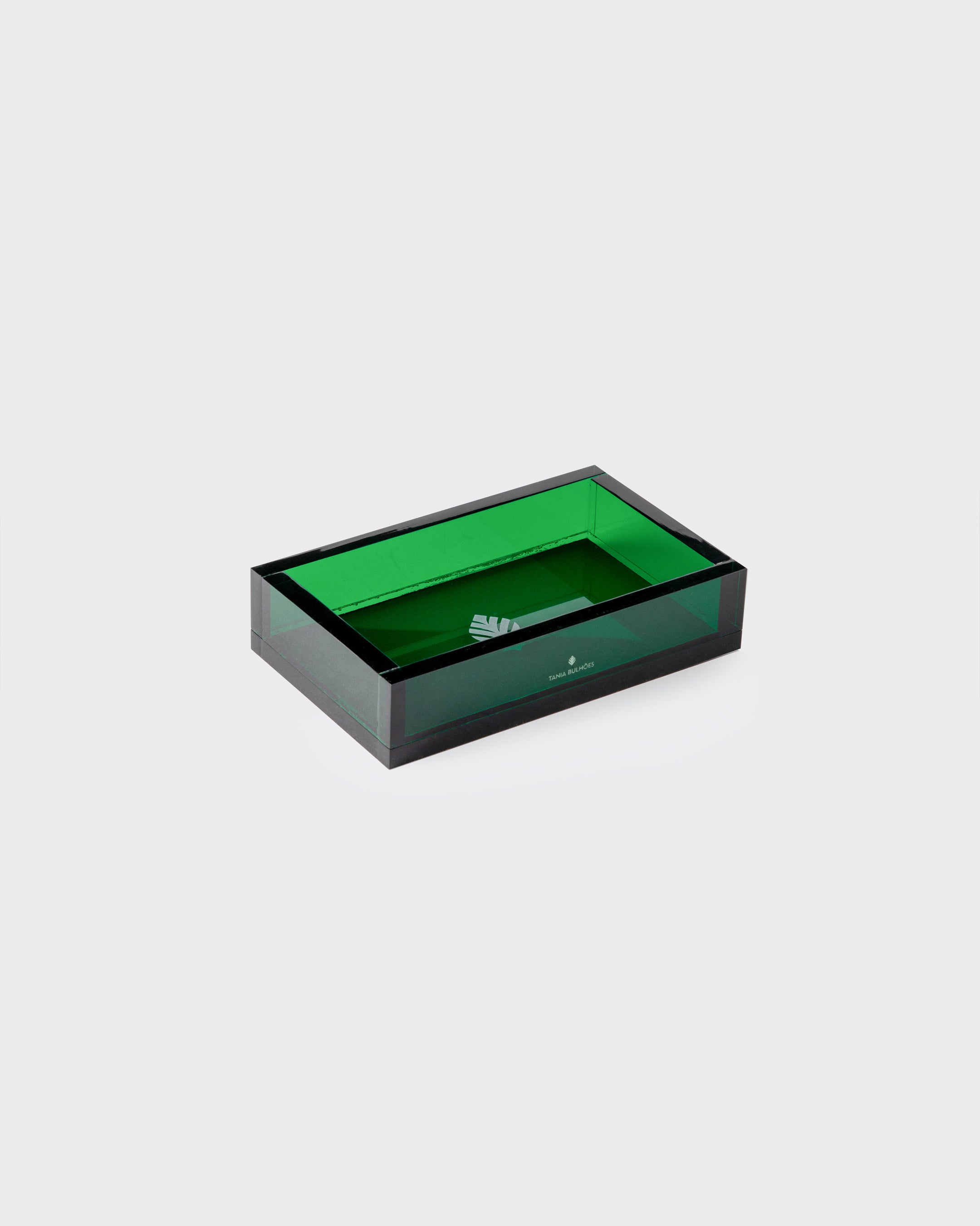 Tray Diamante Green Medium - Tania Bulhões