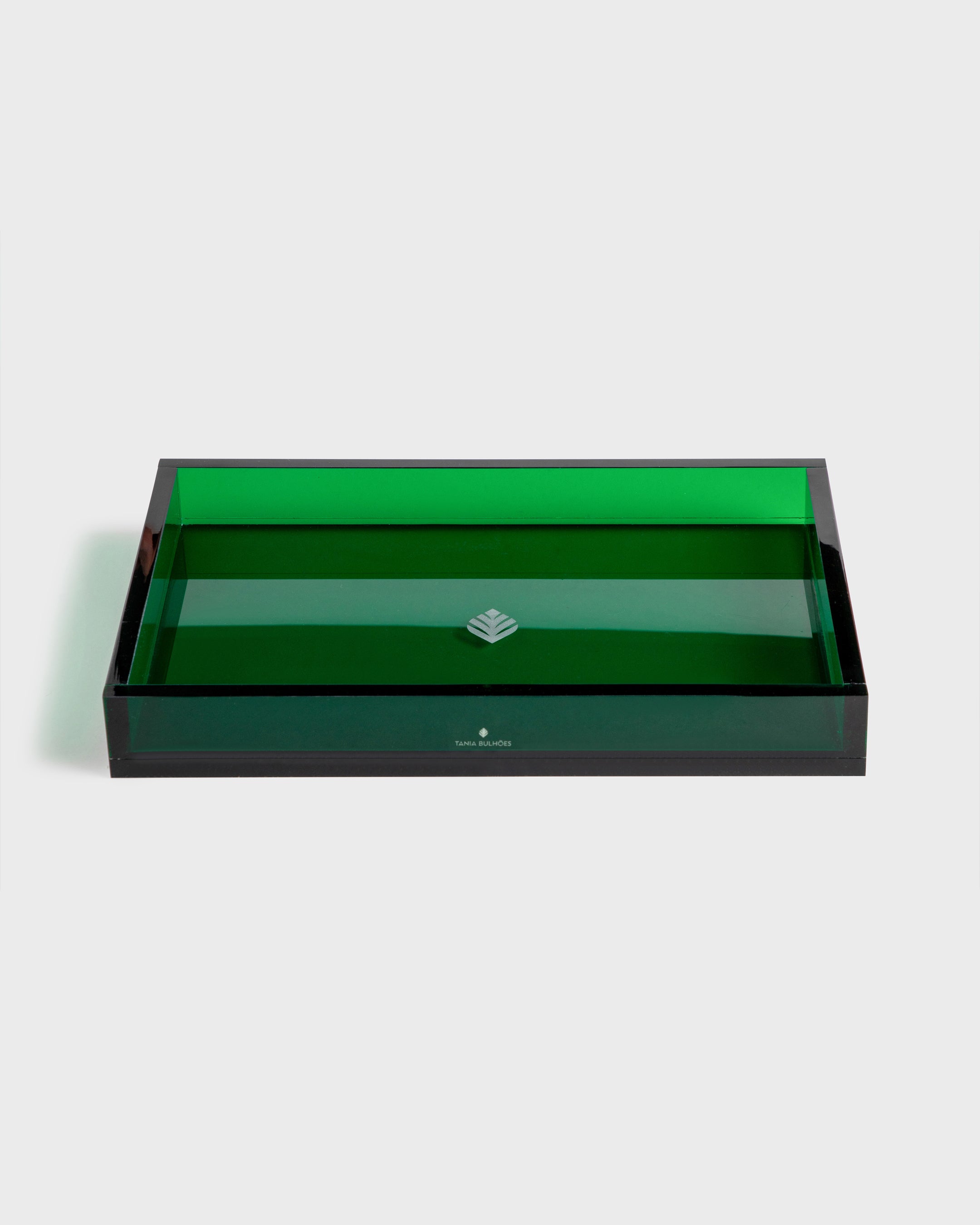 Tray Diamante Green X-Large - Tania Bulhões