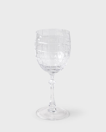 Tania Bulhoes Wine Glass Jacaranda Clear