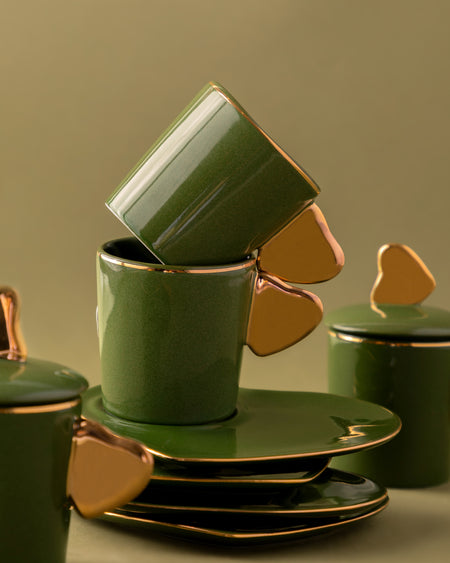Espresso Cup and Saucer Coracao (4)