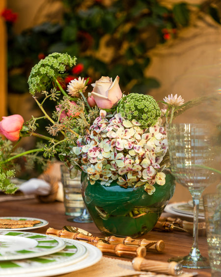 Glass Vase Cielo Green